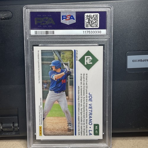 2024 panini prospect edition holo Green joe vetrano rookie auto 8/25 POP 1 - Picture 6 of 8