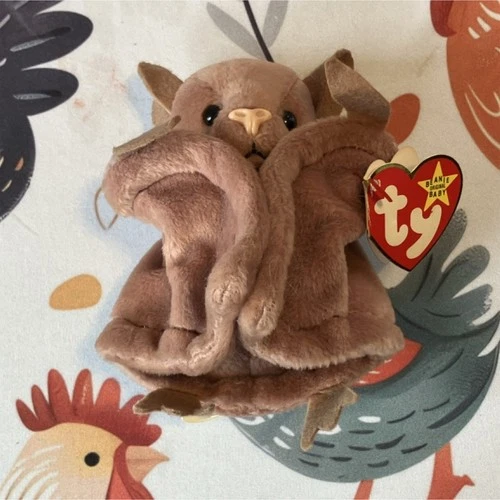 Vintage Ty Batty Beanie Baby, Retired, 1996, Ages 3+, Beanie Babies, With Tags