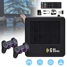 Gaming Konsole 64GB HDMI mit 32000 Spielen 2 Controller für 40+ Retro Konsolen