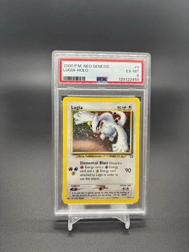 2000 POKEMON NEO GENESIS #9/111 LUGIA HOLO RARE PSA 6