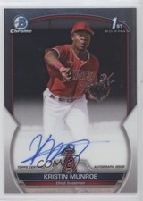 2023 Bowman Chrome Prospect Auto Kristin Munroe #CPA-KME Auto 0b1f