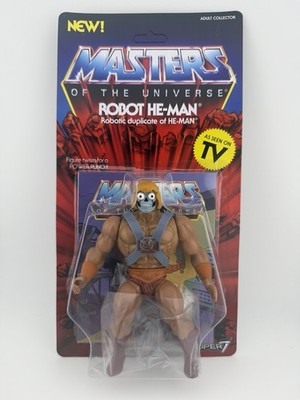 Super7 Masters of the Universe 5.5  Robot He-Man Action Figure MOTU S7 2018 NEW