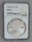 2008 American Silver Eagle NGC MS69 (011)