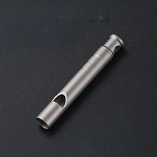 Titanium Alloy EDC Mini Safety Whistle Outdoor Camping Survival Tool