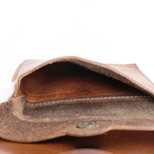 RRL Concho Button, Made in Italy, Leather, Size Bifold Wallet Brown 5-0815G♪ - Picture 5 of 9