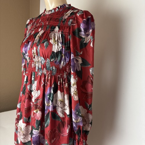 Mayoral Girls Sz 14 (157 cm) floral dress long sleeve lined - Afbeelding 5 van 15