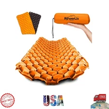 Waterproof Inflatable Sleeping Mat for Backpacking - Includes Pump & Repair Kit
