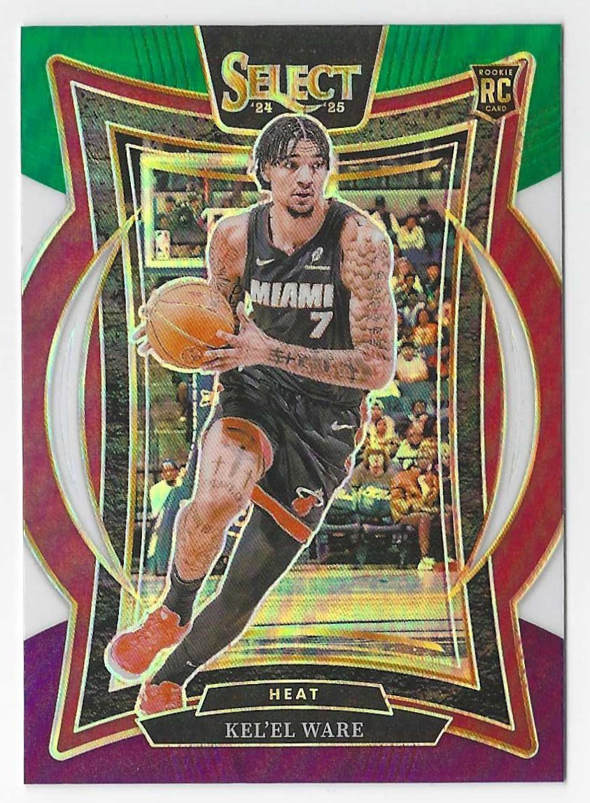 2024-25 PANINI SELECT KEL'EL WARE CONCOURSE GREEN WHITE PURPLE PRIZM RC #66