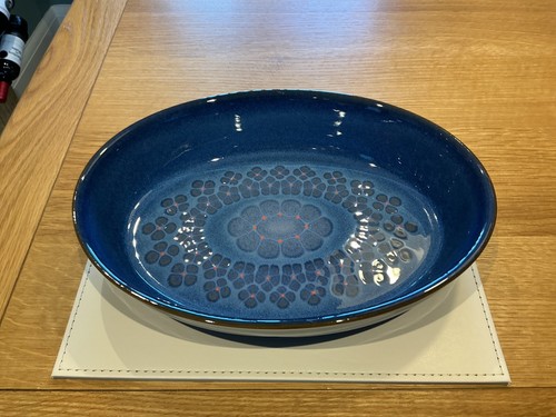 DENBY MIDNIGHT GROSSE OVALE SERVIERSCHALE STEINGUT 28,5cm X 21cm TOP - Bild 2 von 16