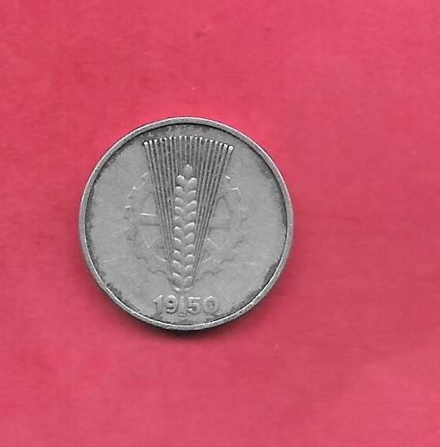 EAST GERMANY KM3 1950-A 10 PFENNIG VF VERY FINE NICE OLD VINTAGE COIN