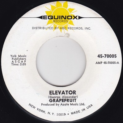 Grapefruit - Elevator (7'', Single)