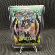2024 Panini Select - Caleb Williams #25 Green & Yellow Shock Prizm (RC)