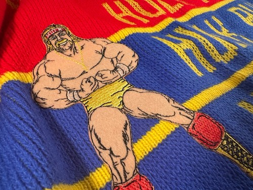 Children’s Sweater Hulk Hogan New With Tags Super Rare Hulkamania - Picture 3 of 4