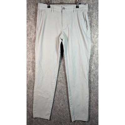 Vineyard Vines Performance Pants Mens 30x32 Stretch Chino Light Gray Preppy
