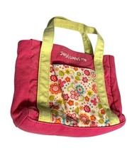 Jesus Love Me Book Bible Holder Bag Purse pink floral 9x6.5x3 Double Strap