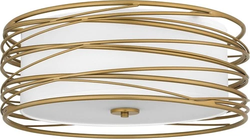 Quoizel - SPL1720LG - Spiral Semi-Flush Mount - Picture 6 of 7