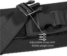 Elite Physiques Hip Thrust Belt Easy to Use with Dumbbells, Kettlebells,