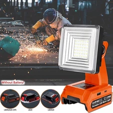 Cordless LED Flashlight for Black and Decker 20v Battery 25W LED Work Light /USB