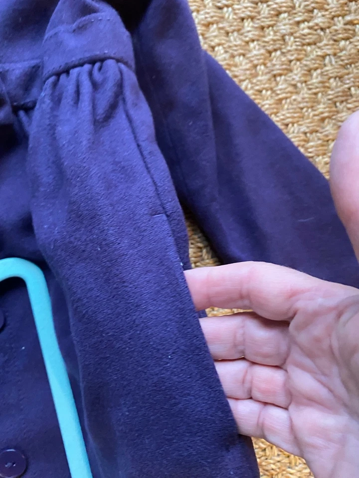 Фиолетовое пальто для девочек Stella McCartney For Gap Kids викторианский стиль размер 5 лет - Изображение 3 из 4