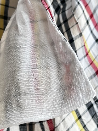 Vintage Detachable Collar for Dress Front & Blouse, 1950s Checks Fashion Fabric - Picture 10 of 14