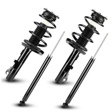 Front Rear Complete Struts Shock Absorbers with Coil Spring Fit for Mazda 3