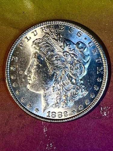 1882  P  Morgan Dollar BEAUTIFUL CH BU +/GEM (Y) clearance start .99