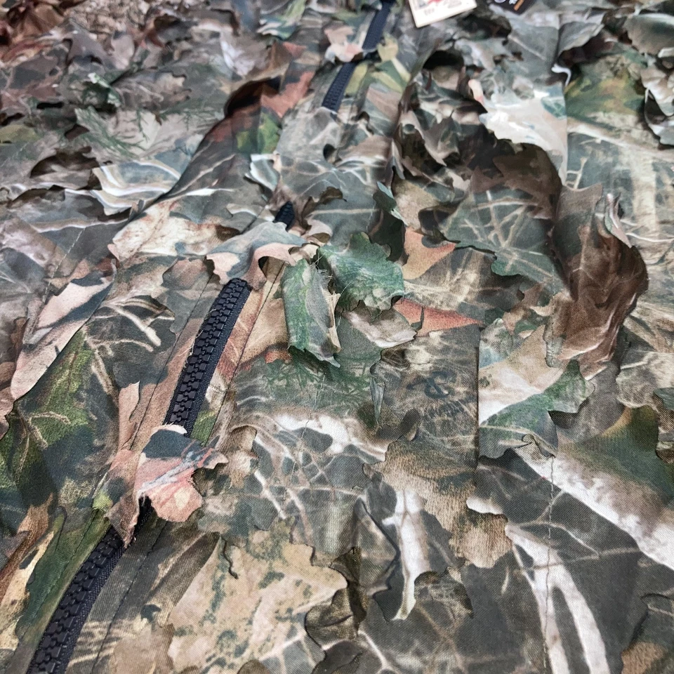 Red Head TrueTimber 3D Leafy Green Camouflage Jacket Full Zip Hood NWT Sz L/XL - Image 4 of 4