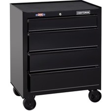 Craftsman 1000 Series 26.5-in W X 32.5-in H 4-drawer Steel Rolling Tool Cabinet