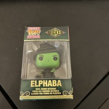 Pop! Pocket Keychain ~ Wicked Elphaba Vinyl Figure Keychain ~ NIB!