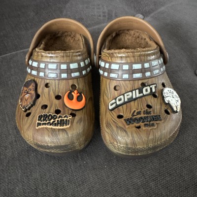 Kids CROCS STAR WARS Chewbacca × Crocs Classic Clog Size 10