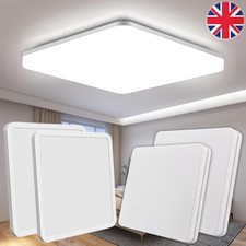 Modern LED Ceiling Light Square Panel Down Lights Bathroom Kitchen Bedroom Lamp