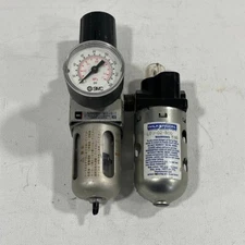 SMC NAW2000-N02-C Pneumatic Filter Regulator Wilkerson L00-02-B00 Lubricator