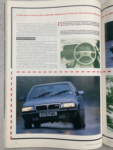Performance Car Magazine - December 1989 - 911 Carrera, XR2i, Thema Turbo, Vites - Picture 5 of 5