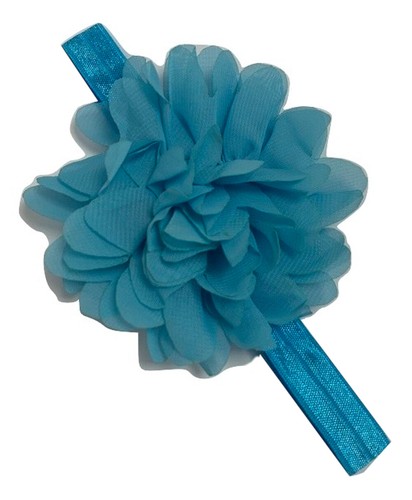 Baby toddler flower floral elastic headband accessory 16 colours head band 1551 - Picture 11 of 17