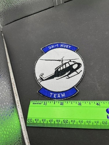 Military Patch UH-1 Huey Team Vietnam Korea USA Army Marines Air Force - Picture 2 of 2