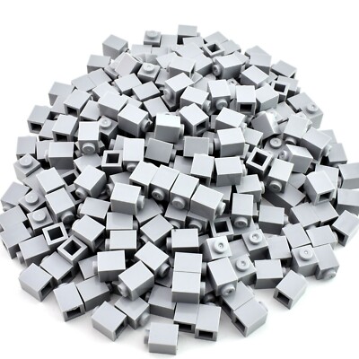 TCM BRICKS Light Bluish Gray 1x1 Brick X100 Compatible Parts & Pieces