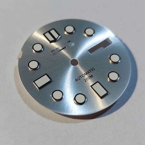 MM200 / MM300 Dial for Seiko SKX013, Seiko MOD part, fitsNH36, C3Lume,  SILVER | eBay