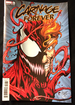 Marvel Comics 2022 CARNAGE #1 thru 4 + Carnage Forever 1 shot Variant cover