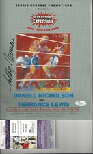 Leroy Neimann Autographed Boxing Program JSA Certified