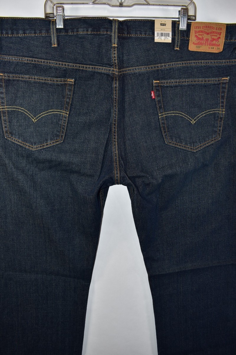 New Levi's 569 Loose Straight Blue Jeans Mens Size 44x30 | eBay