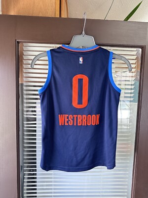 Authentic Russell Westbrook #0 OKC Thunder 2017 Alternate KIDS