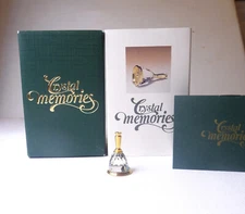 Swarovski Crystal Memories Dinner Bell Gold 182047 w/Box