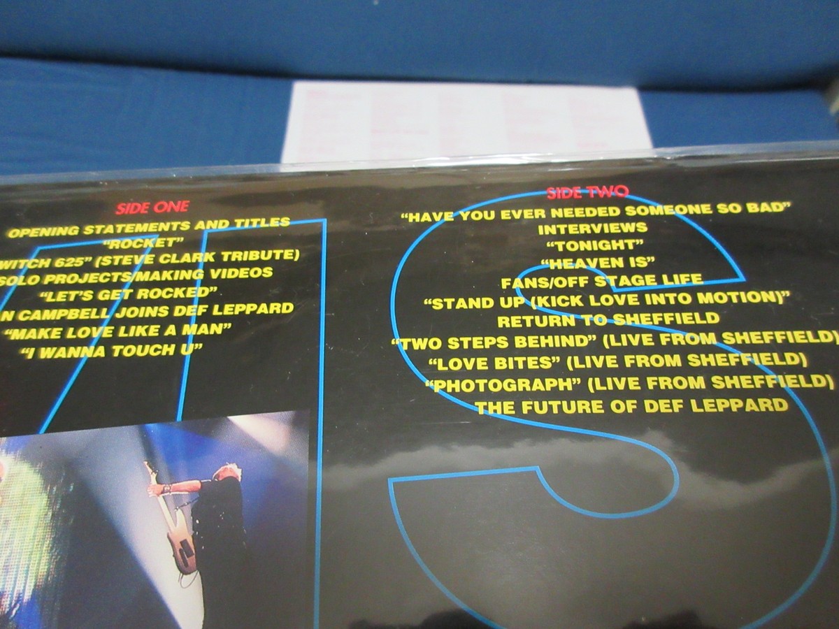 Def Leppard Visualize Japan Laserdisc with OBI Laser LD | eBay