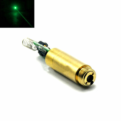 INDUSTRIAL/LAB 532nm 5mW 3.7-5V Grüne Laser DOT-Modul-Diode mit Treiber und Fede