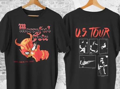 Mercyful Fate Don't Break The Oath Us Tour '84 T-Shirt Double Sides Unisex