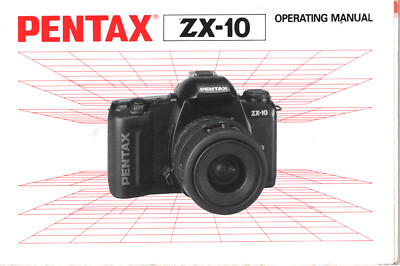専用15 PENTAX ZX-10 OPERATING MANUAL INSTRUCTIONS BOOK ENGLISH JAPAN