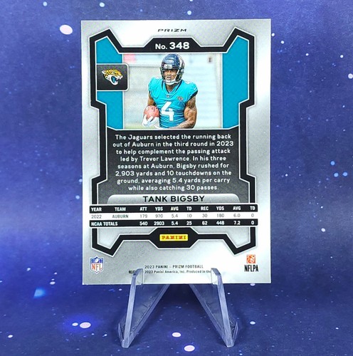 2023 Panini Prizm tanque Bigsby novato negro blanco damas tablero de ajedrez jaguares - Imagen 2 de 14