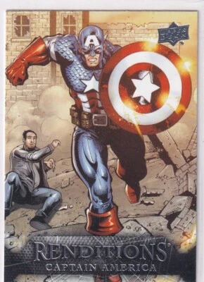 Upper Deck 2024 Marvel Renditions 1 No. 79 Captain America
