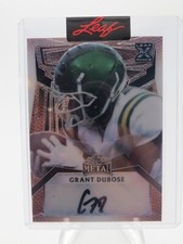 2023 Leaf Metal Grant Dubose Refractor 5/5 Auto Rookie GB PACKERS #PA-GD1