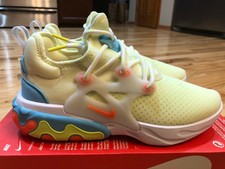 react presto barely volt/hyper crimson men's shoe